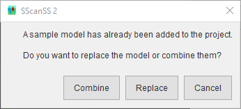Add model confirmation dialog
