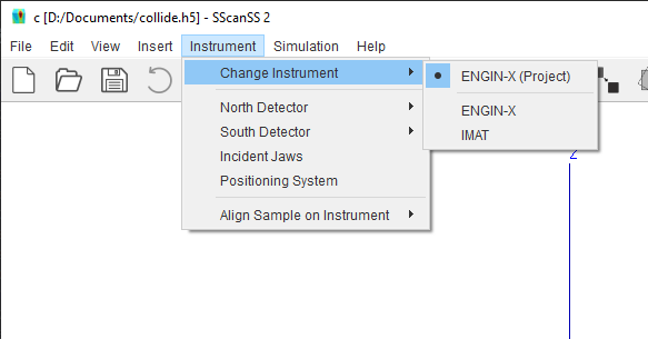 Change instrument from project version to software version
