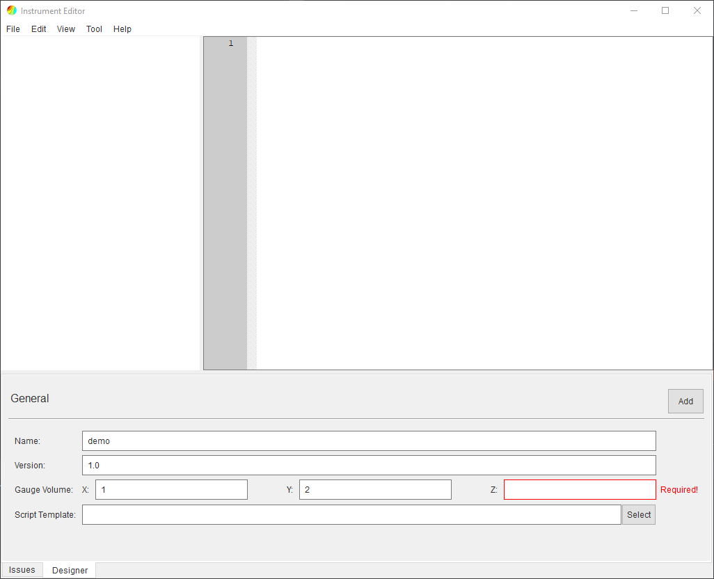 Editor Designer