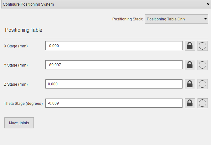 Positioning System Window