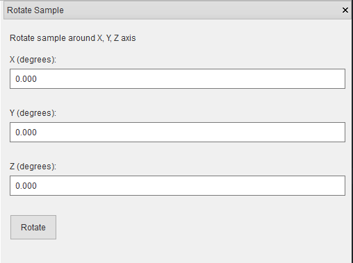 Rotate Sample Window