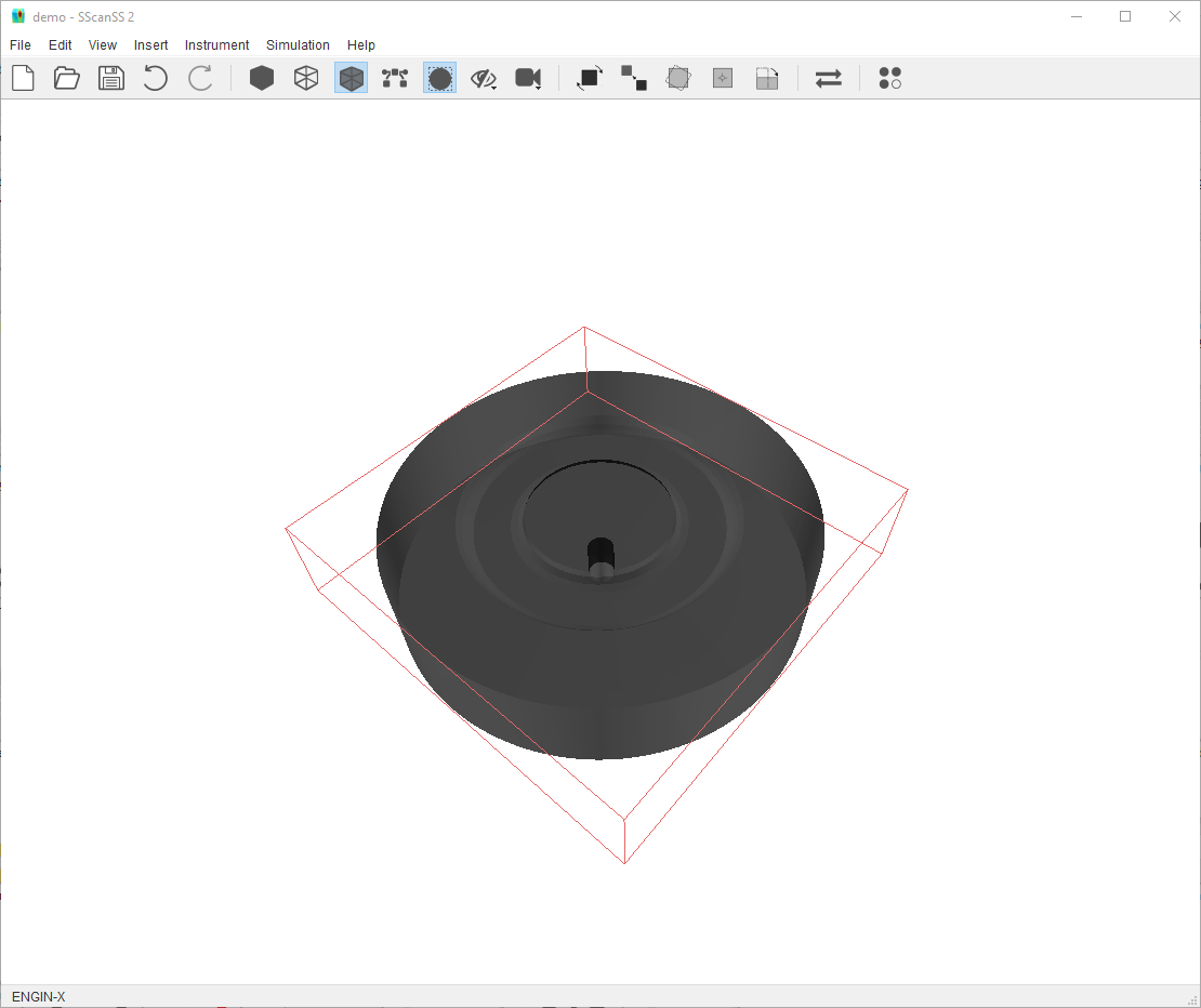 Scene with bounding box