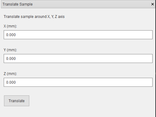 Translate Sample Window