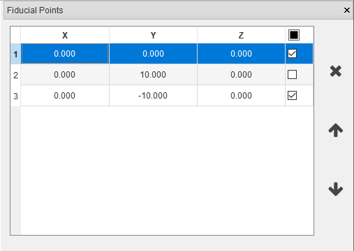 Point Manager Window